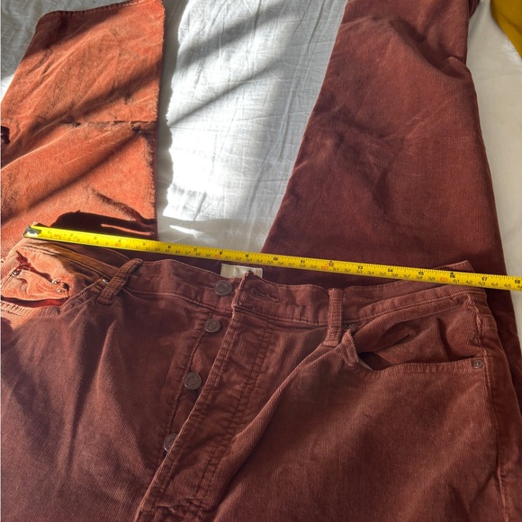 MOTHER corduroy The Tomcat Ankle Jeans in Rich Brown - Picture 11 of 16